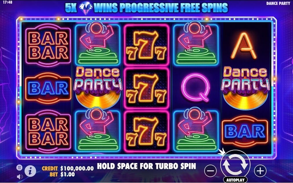 Machine à sous Dance Party